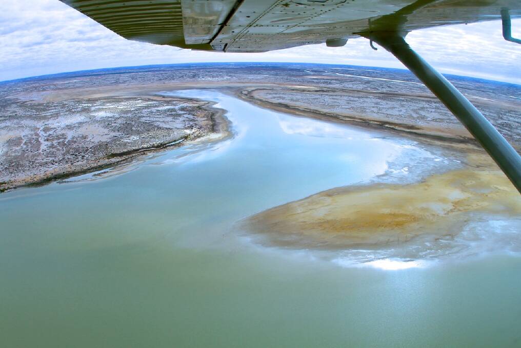 WATER, WATER EVERYWHERE – Tri State Safaris has a series of tours to see spectacular Lake Eyre in flood.