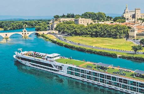 CRUISE WITH FRIENDS – Take in the beautiful sights of France on a five-star river cruise.