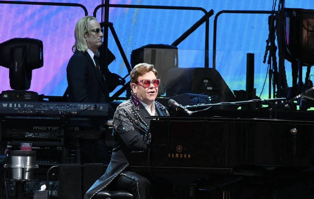 PHOTO GALLERY: Elton John performing to a sell-out crowd in Bathurst in January 2020. Pictures: Chris Seabrook