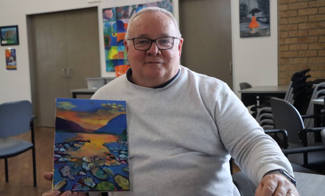 Art has become a passion for retired teacher Anthony Doneley who lives with Parkinson's. 