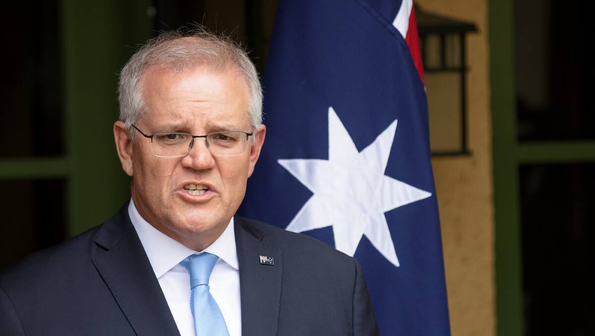 DEPLOYMENT: Prime Minister Scott Morrison. Photo by Sitthixay Ditthavong.