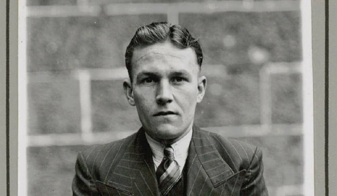 MURDERER: Norman Morris Searle was sentenced to death in Victoria in 1943 for killing a policeman, he eventually served life imprisonment.