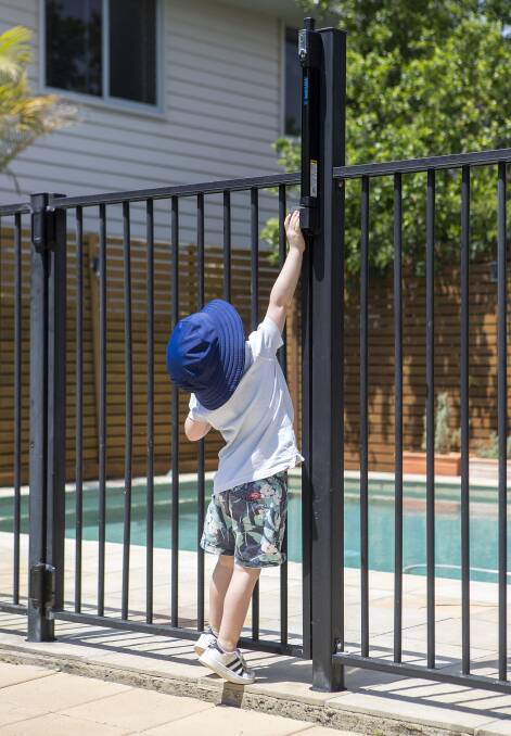 Make sure your pool is fenced and locked.