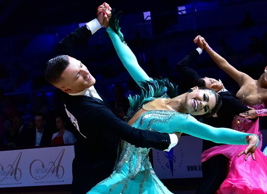 GRACE AND GLAMOUR: The 2019 Interflora Australian Dancesport Championships will thrill audiences at the Margaret Court Arena in December. Photo: Jasmine Burford