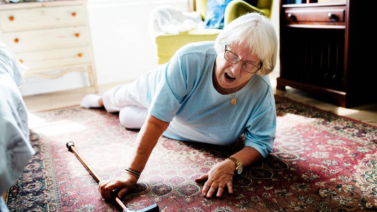 One in three people aged 65 plus fall one or more times a year.