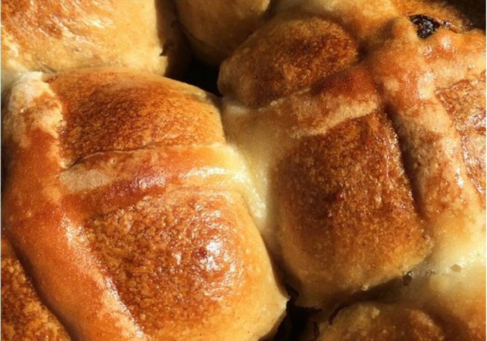 Hot cross buns. Photo supplied. 