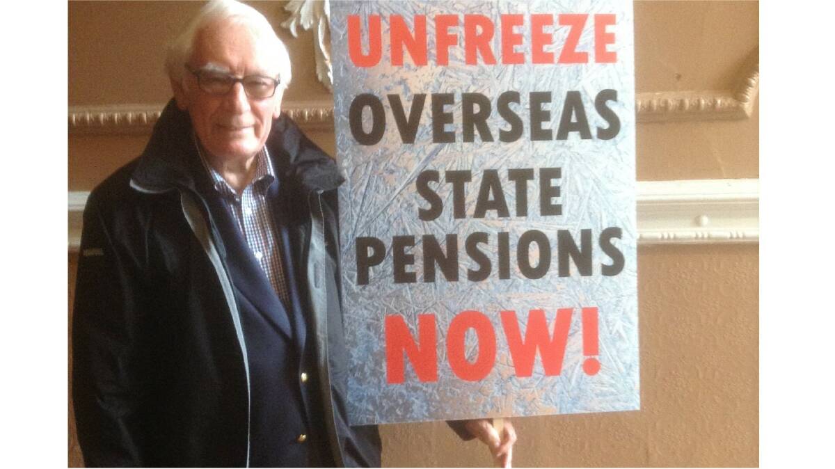 CAMPAIGNER: Jim Tilley is working for a better deal for British pensioners living in Australia.