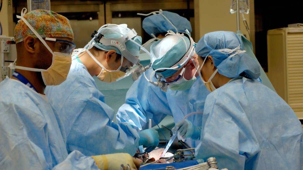 Brain injuries common during heart surgery using heart-lung machines. Picture National Cancer Institute.