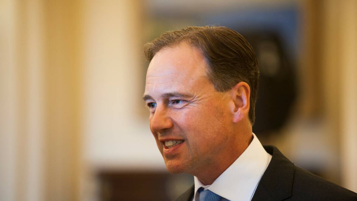 TIME EXTENSION: Health Minister Greg Hunt announces Australians will have an extra month to opt out of My Health Record.