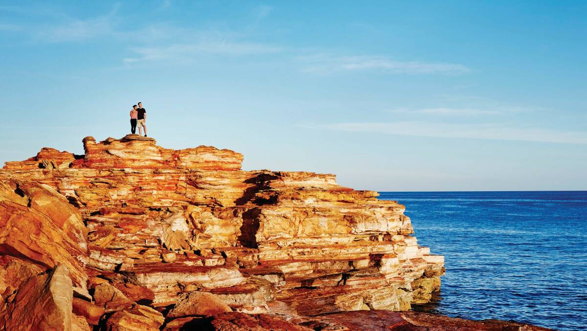 COASTAL SPLENDOUR: Head north from Perth to enjoy the stunning view at Gantheaume Bay, Broome. Photo: Tourism Western Australia
